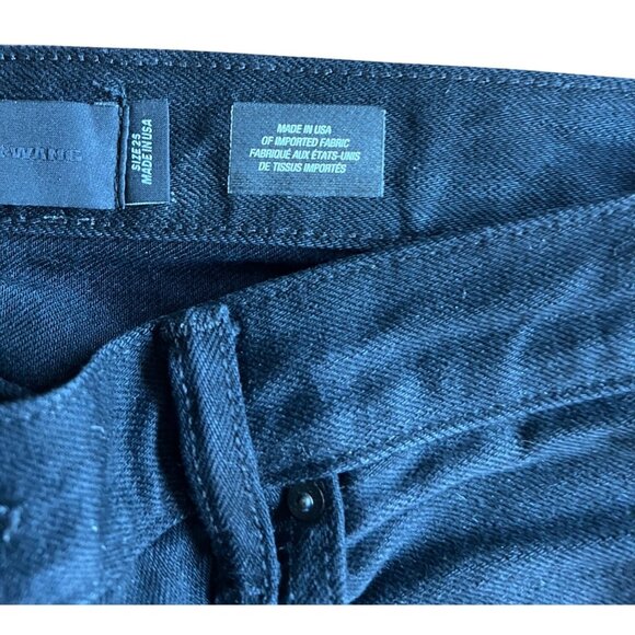 Alexander Wang Denim X Black High-Waisted Boyfriend Jeans Womens Size 25 - Picture 8 of 15